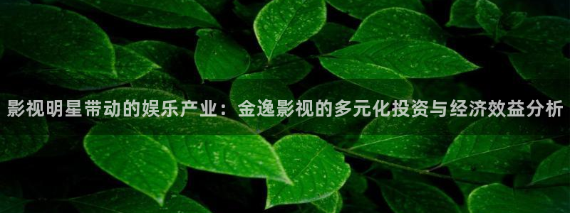 泡泡影视动漫：影视明星带动的娱乐产业：金逸影视的多元化投资与经济效益分析